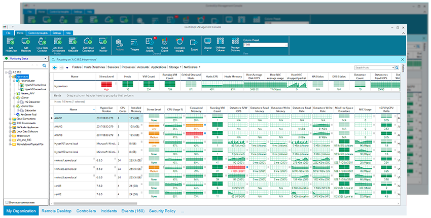 ControlUp Real-Time Console