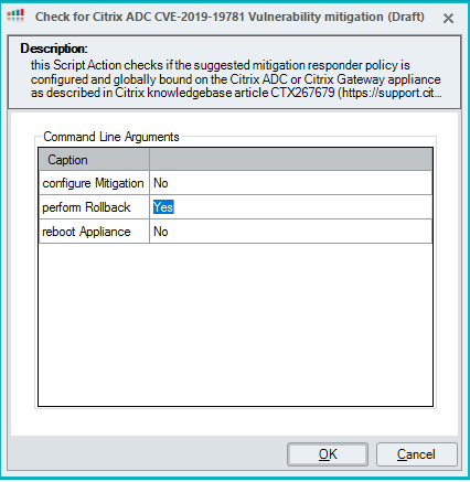 Script Action: NetScaler/Citrix ADC 5