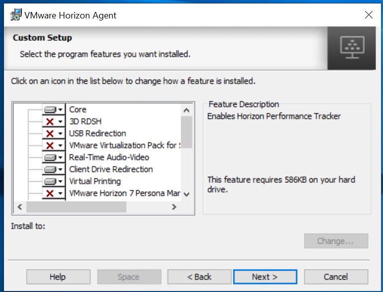 vmware horizon physical desktop 