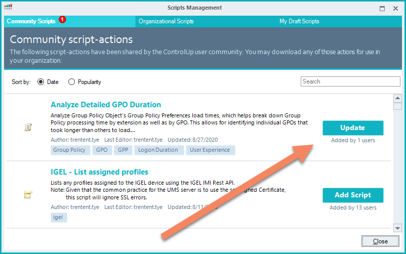 Analyze Detailed GPO Duration