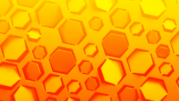 yellow cubic background