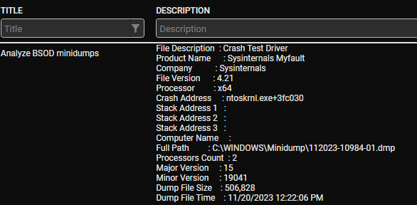 Figure 10 - Stack Trash