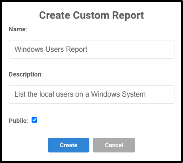Edge DX create custom report