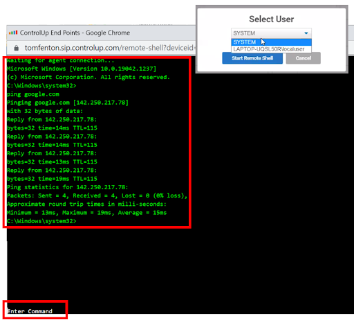 ControlUp for Desktops endpoints