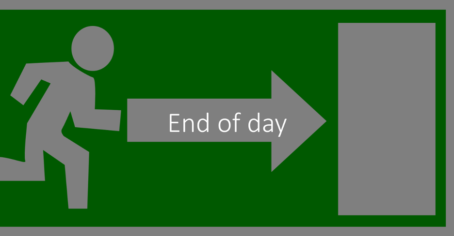 The end-of-the-day problem