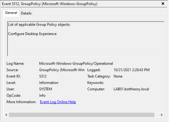 List of applicable GPOs