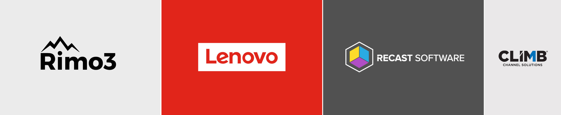 rimo3 lenovo and recast sponsor logos