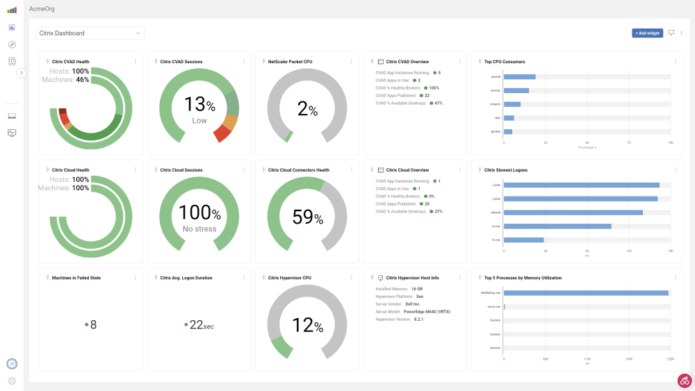 Alerts  Citrix Analytics for Performance